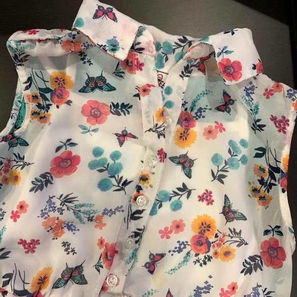 🎉HP🎉🦋Summer Dress👗 Beautees Size 5 - Picture 4 of 4